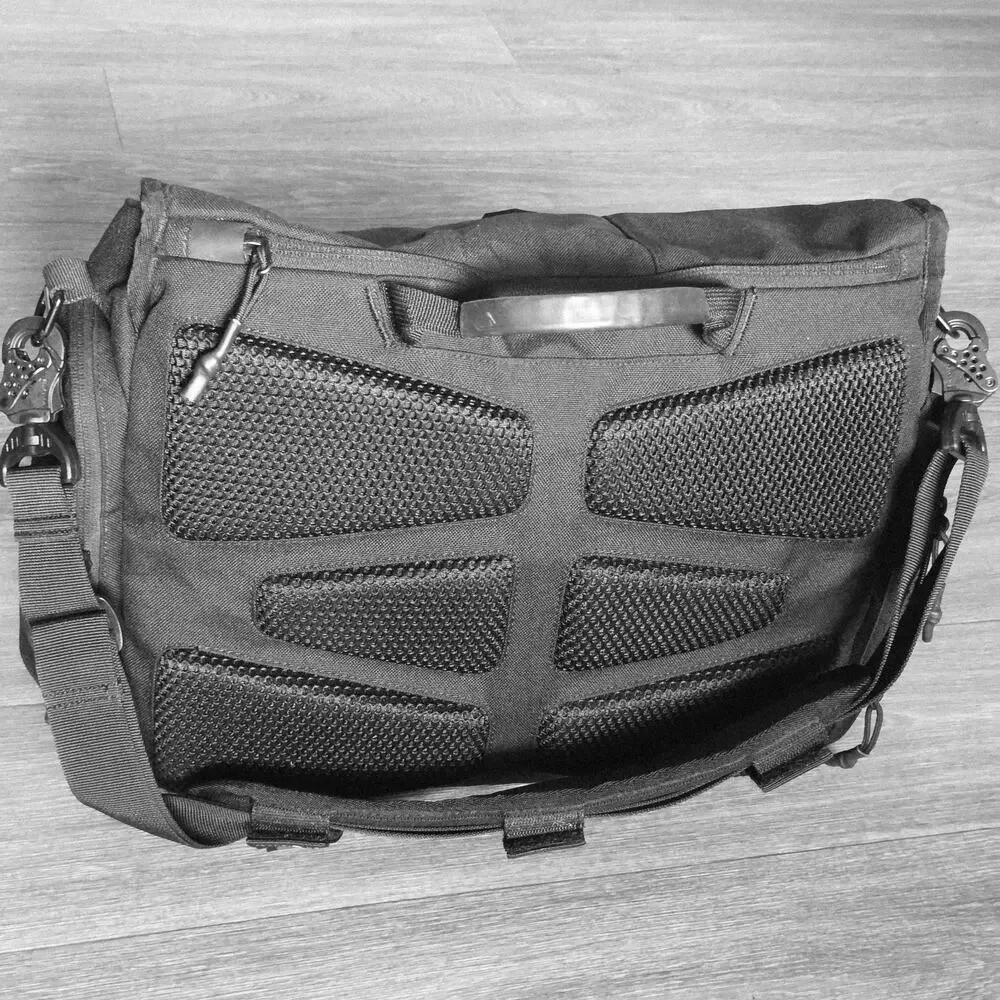 Mission Critical S.01 Diaper Messenger Laptop Black